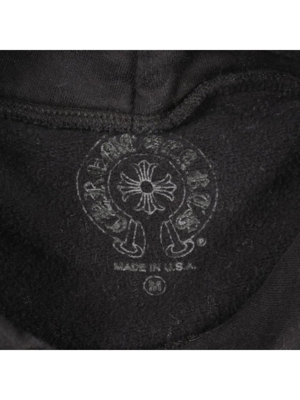 Chrome Hearts Hoodie CH Logo Arm Black Cotton - Picture 3 of 10